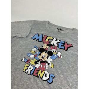 Disney Mickey and Friends Long Sleeve XXL 2XL Gray Shirt Rayon Blend‎ Minnie